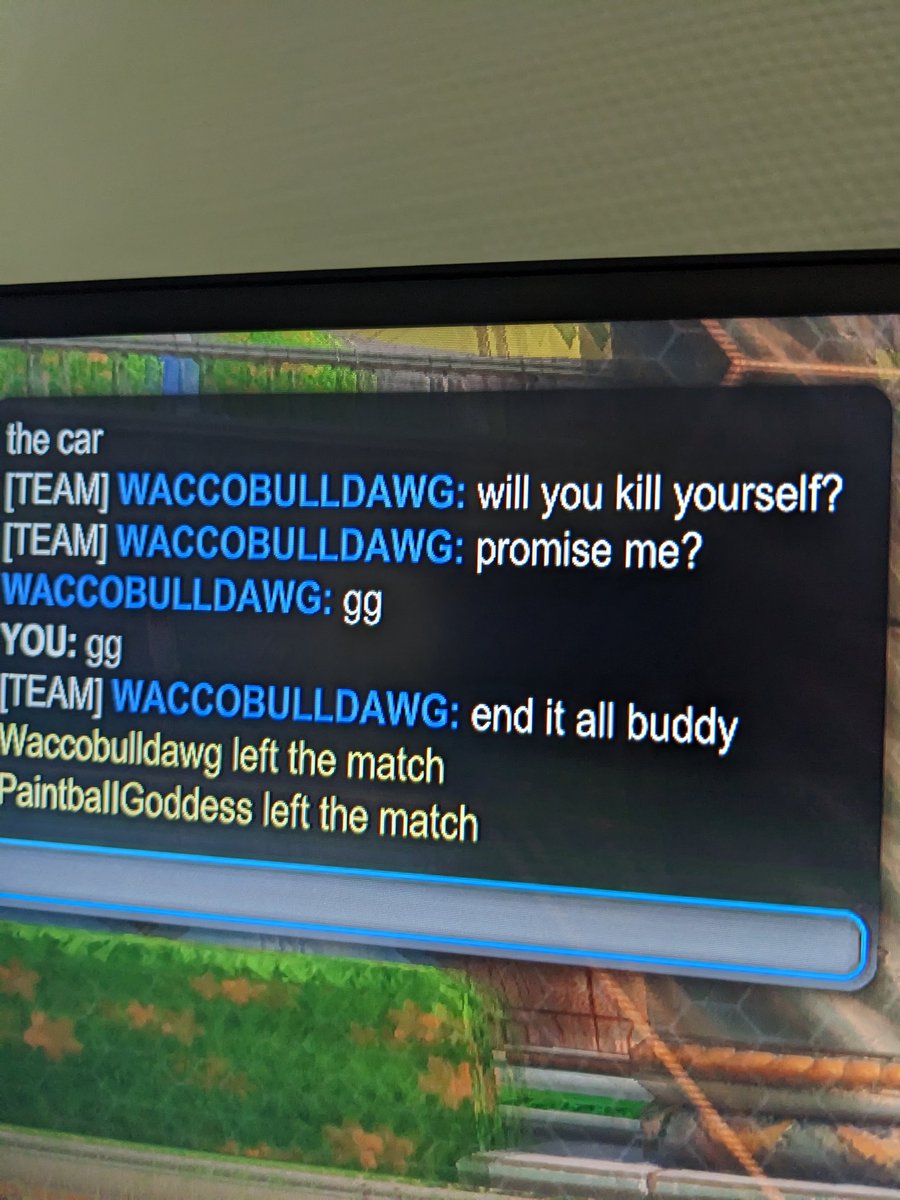 sterlinghowells's tweet photo. @RocketLeague @PsyonixStudios how can you allow this on your platform? Please give this user a lifetime ban. https://t.co/umsBSWvahy