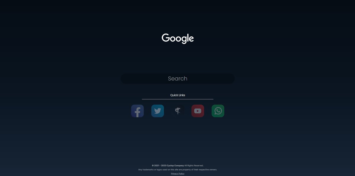 cyclop_tech's tweet photo. Cyclop Team has just launched the main search page that is going to be on the Cyclop OS navigators.
Check it out and send us what do you think about it !
https://t.co/shRcKM3aAd https://t.co/XY5x1icCq5