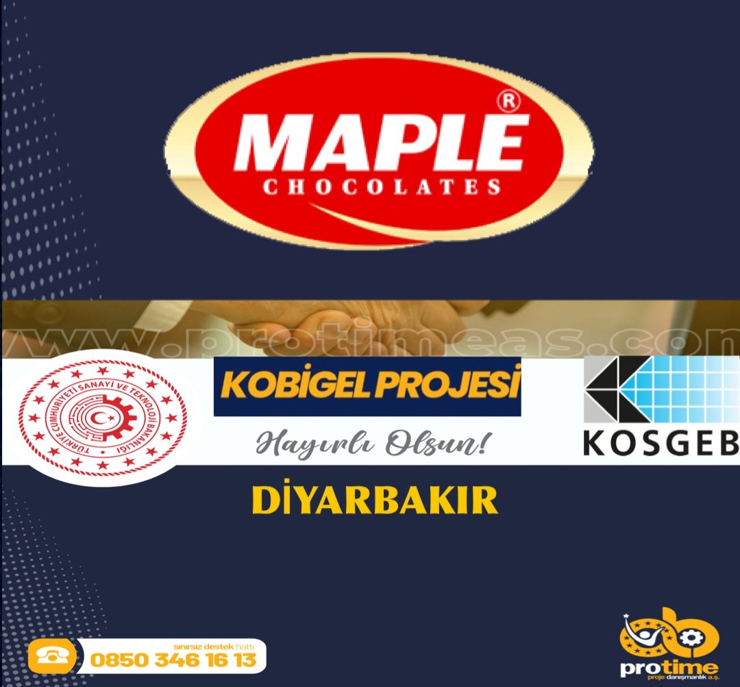 protimeAS's tweet photo. #Diyarbakır da üretilip dünyanın 46 ülkesine #ihracat yapan @MapleChocolate_ için hazırlanan #kosgeb #kobigel projesi @agiri_ararat beye 
@DiyarOSB ye ve bölgeye hayırlı olmasını temenni ederiz
@DiyarTSO @1MesutKURT 
https://t.co/9mCDs6Hi9l 
https://t.co/Izs9dOD4Gk https://t.co/dfoSFIEToP