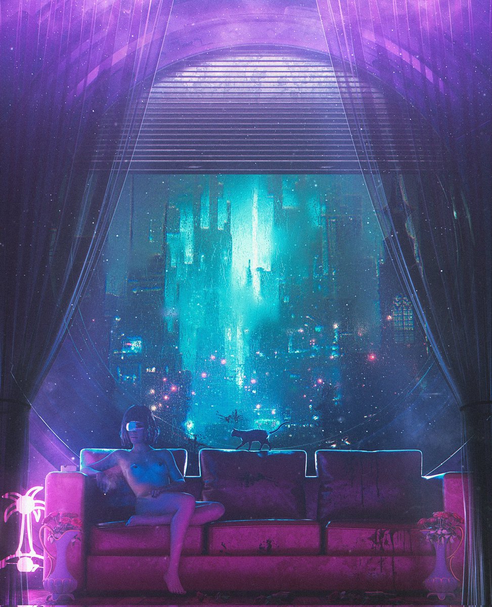 Electrobitez's tweet image. Left Side original Artwork by @dangiuz 
Right Side the rmx i Made some time ago. Love Doin this a Lot 🖤