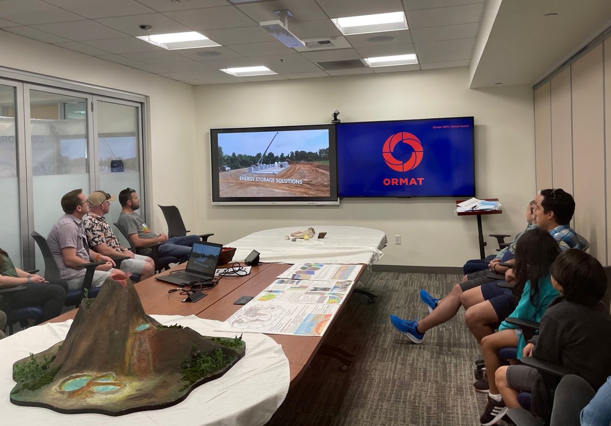 OrmatInc's tweet photo. Ormat hosted “Science is Everywhere” with @EnvirolutionORG on April 29. Such a smart Saturday opening our doors to Northern Nevada and sharing #renewable #geothermal benefits. #STEM #education #engineering #Leroythedeserttortoise https://t.co/sa2HJ7B64q