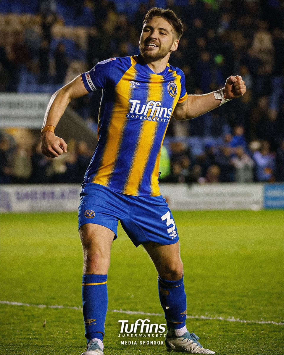 shrewsburytown's tweet photo. Luke Leahy is a very, very good footballer.

🔷🔶 #Salop https://t.co/vemGJRMCey