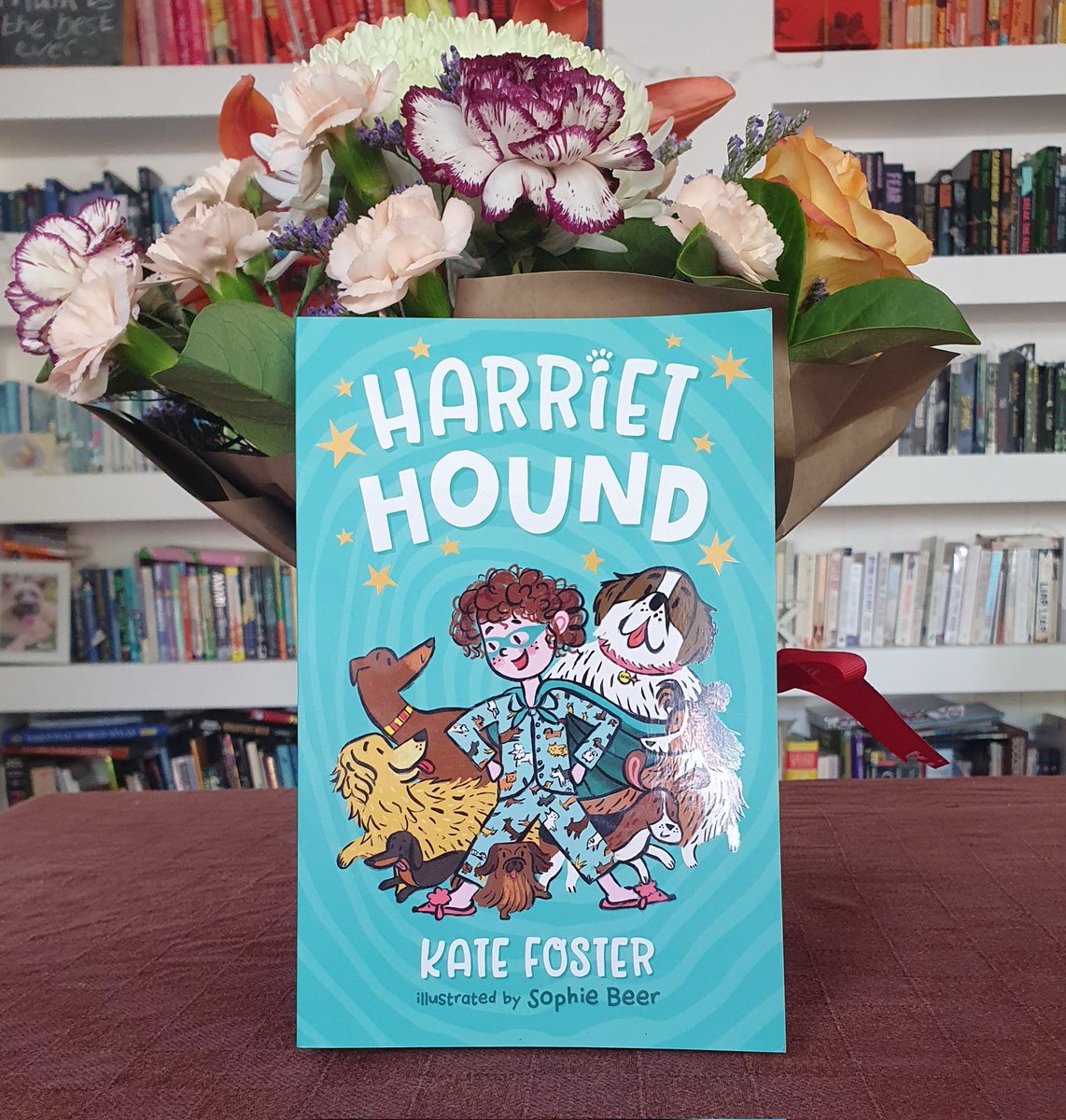 With a WOOF, a RUFF &amp; a YAP...

HARRIET HOUND IS BORN TODAY!
💥 😭 🐕 ❤ 🐶 😊 🍾 🥂 🎉 🥳

Huge congratulations to the bestest of illustrators, <a href="/sophiebeerdraws/">Sophie Beer - 'Thunderhead' out now! ⛈️⚡</a>, who brought my little autistic superhero &amp; her magical pyjamas to life so perfectly.💕