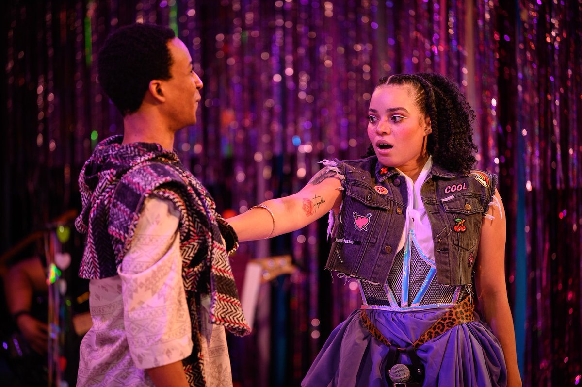 TheWing's tweet image. In 2017 NTC Grant Recipient Theatre Horizon's production of Head Over Heels, costume designer Rebecca Kanach infused the spunky, eccentric style of 1980s rock with classic Shakespearean silhouettes. #DesignDays📷