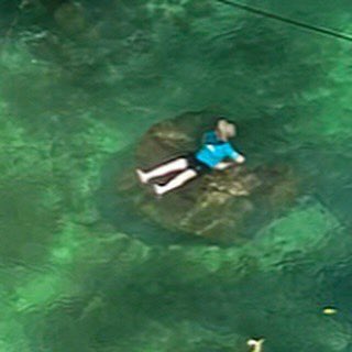That’s me in the water! 🤯 This might be the most magical place I’ve ever visited. “To Sua” is a giant swimming hole in Samoa created by volcanic activity 🌋 
In photo 2 you’ll see confirmation it’s actually me. The Men’s Health spray tan has well &amp; truly left the building 😞