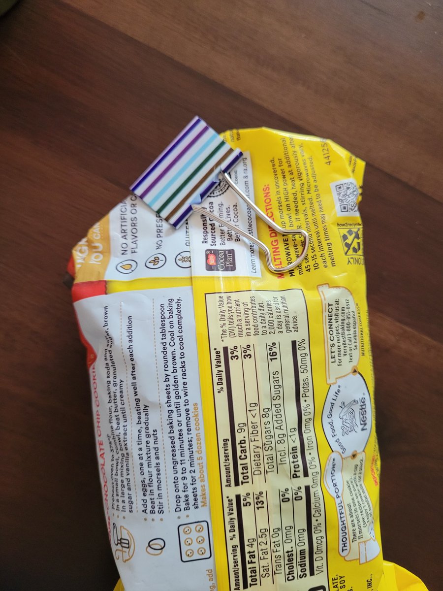 Laurann24's tweet photo. @TaxPoetic Ran out of chip clips https://t.co/I4otNd7Giy
