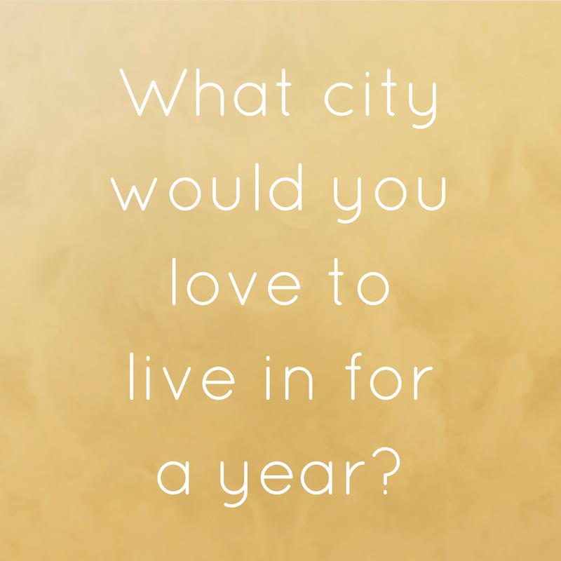 rjsamuelsofficl's tweet image. What city would you love to live in for a year?