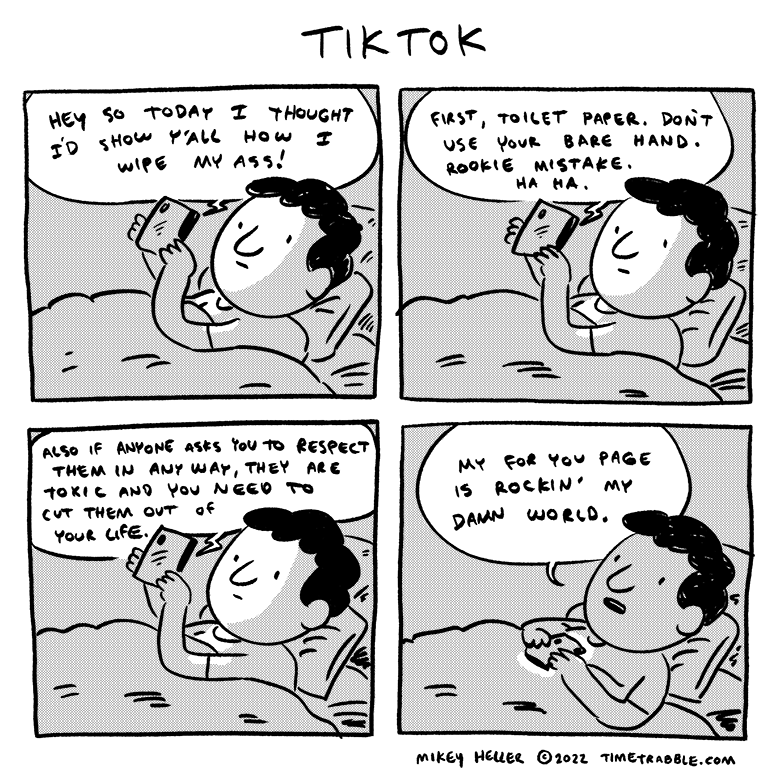 i drew a comic about tiktok