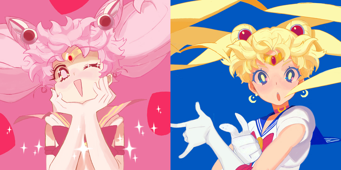 ちびうさ ,セーラーちびムーン ,セーラームーン ,月野うさぎ 「Sailor Moon」|はあと（HEART）のイラスト