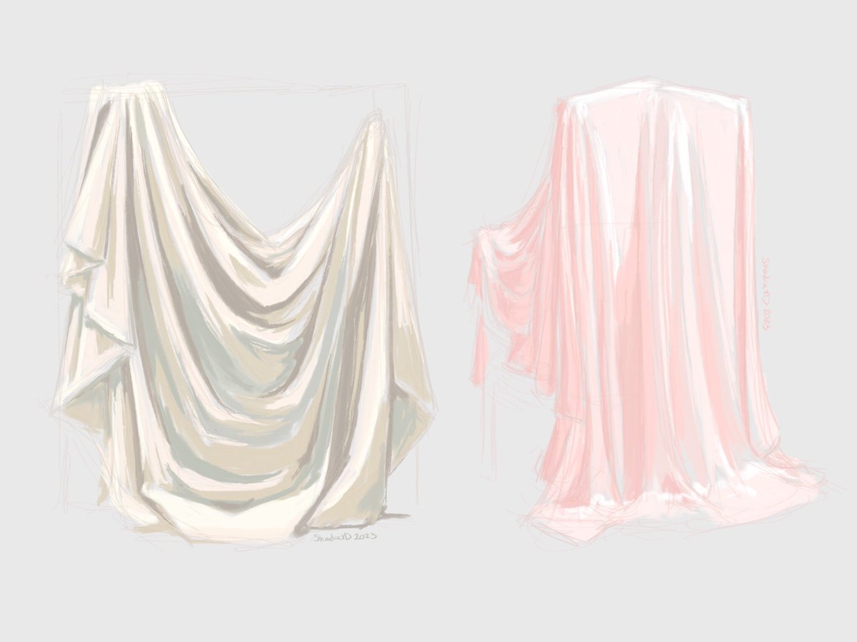 SkadiaXD's tweet photo. *Glances around furtively*

*Drops cloth studies*

*Runs away* https://t.co/dFWtu2ZaoJ