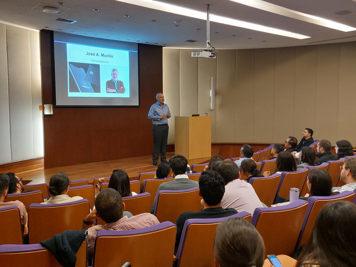 egade's tweet photo. 🙌🏼 Recibimos a @MurilloGarza, CEO de @rappicardmx, quien nos inspiró con una charla sobre estrategia y liderazgo. Este encuentro fue organizado por el profesor Yarid Ayala, en el marco del programa "Leadership Voices". https://t.co/c4Ehf2aTrq