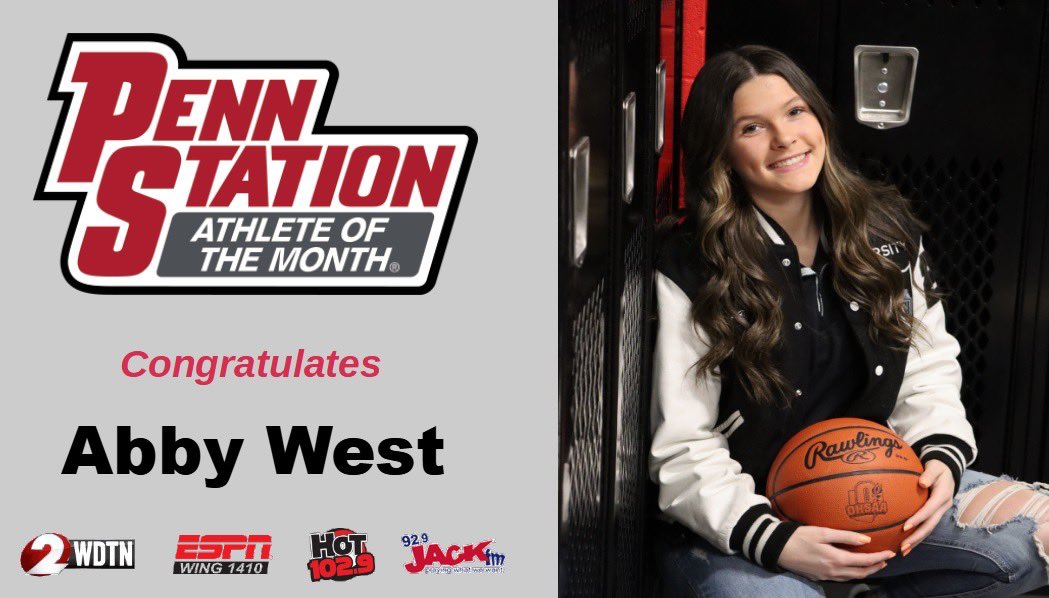 Congratulations again to Abby West on winning Penn Station Athlete of the Month!

You can watch her receive her award below!

wdtn.com/sports/greenon…