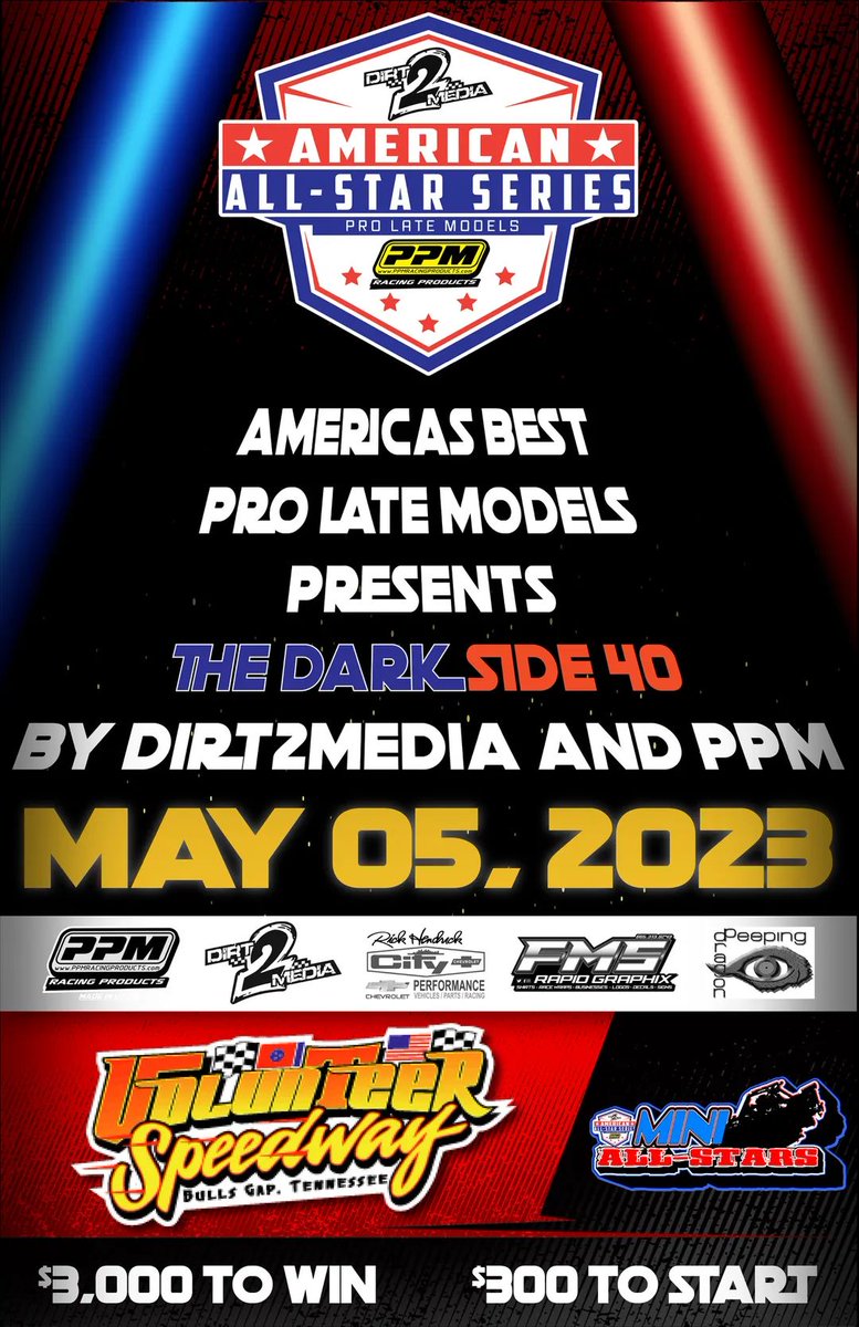 TheGap_VolSpdwy's tweet photo. We hope to see you FRIDAY, MAY 5 @TheGap_VolSpdwy for the $3,000-to-win @AmericanCrateAS #TheDarkSide40 plus $3,000-to-win Super Late Model. Complete details at https://t.co/k03S6X33bP https://t.co/bUpgva7x3I