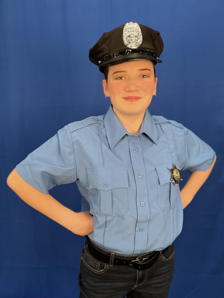 JJHSingsBuda's tweet photo. #CountdowntoCurtainsUp means it’s time for #CastSpotlights Today we’re showcasing Ellen as the silent Sheriff Pearl! “My favorite part of playing Pearl is being a character that is not anything like me. Pearl is quiet &amp; I have a tendency to talk peoples ear off.” @Woodridge68 https://t.co/v8MaIDxjLK