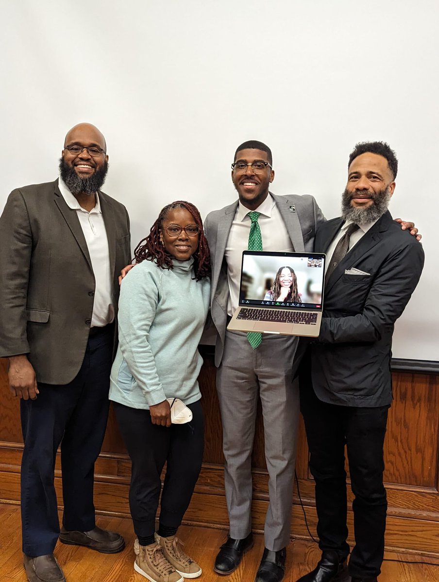 adillahunt_'s tweet photo. Dissertation has been successfully defended. A special shoutout to the greatest guidance committee for their mentorship and high expectations: Dr. Dagbovie (my advisor and mentor), Dr. LaShawn Harris (@madameclair08), Dr. Nwando Achebe @NwandoAchebe), and Dr. Glenn Chambers. https://t.co/1i8abzCfFr