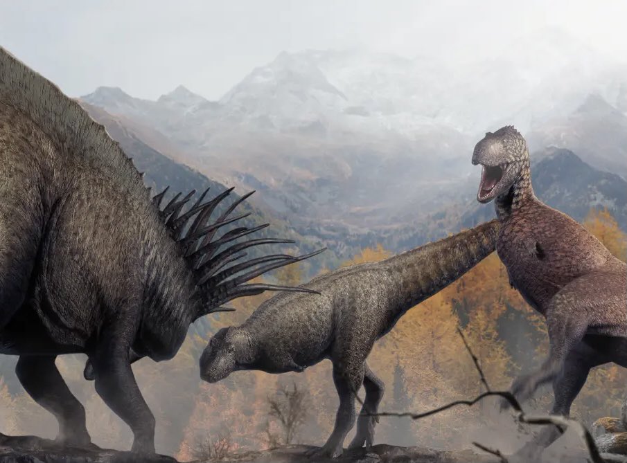 x_seaver's tweet photo. Aucasaurus &amp; Bajadasaurus
#Dinosaur #Aucasaurus #Bajadasaurus https://t.co/UjV6MyHDhj
