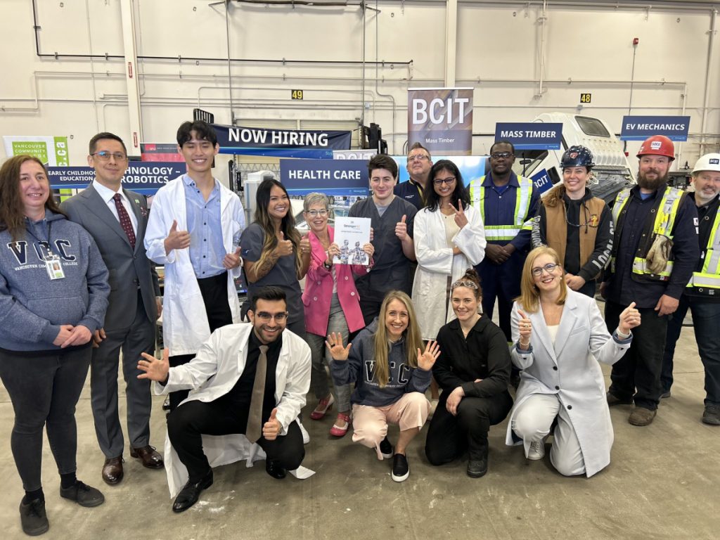 #BCIT hosted the @BCGovNews in announcing the  new StrongerBC: Future Ready Action Plan. This included the introduction of the Future Skills Grant and TradeUpBC - all of which will provide more opportunities for people to upskill for in-demand jobs. bit.ly/3LsTVZH