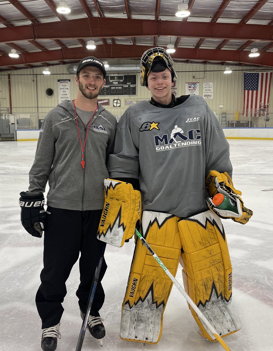 CaseyBoone19's tweet photo. Congratulations is in order for our very own Jake Shingles on being selected in the USHL Phase 1 draft by the Cedar Rapids RoughRiders! Great work, Jake! Super excited to see what is to come for this incredibly talented young goalie! #TheMACGroup https://t.co/XlumzerXKP