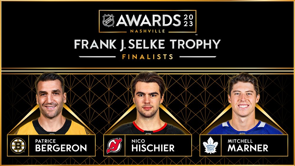 2023 NHL Awards Discussion Post; Finalists: Hughes, Hischier, Ruff