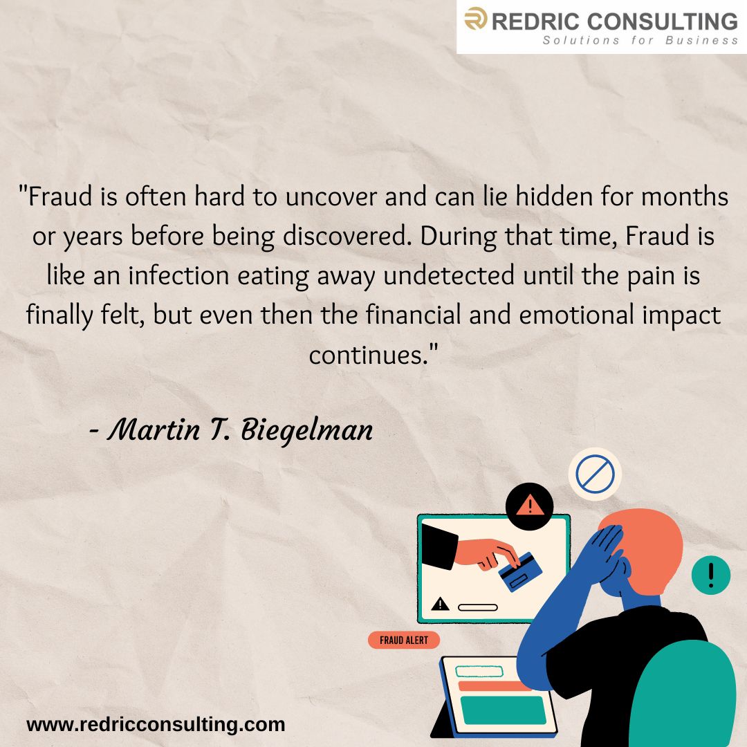 RedricCons's tweet photo. Deal with fraud before it deals with you!
.
.
.
Register for our training in Fraud Prevention for Management by following this link https://t.co/4G3gXhbEGV

#redricconsulting
#corporatetrainings
#trainingandconsulting
#fraudprevention
#riskmanagement
#auditing https://t.co/PYgvAOuKvy