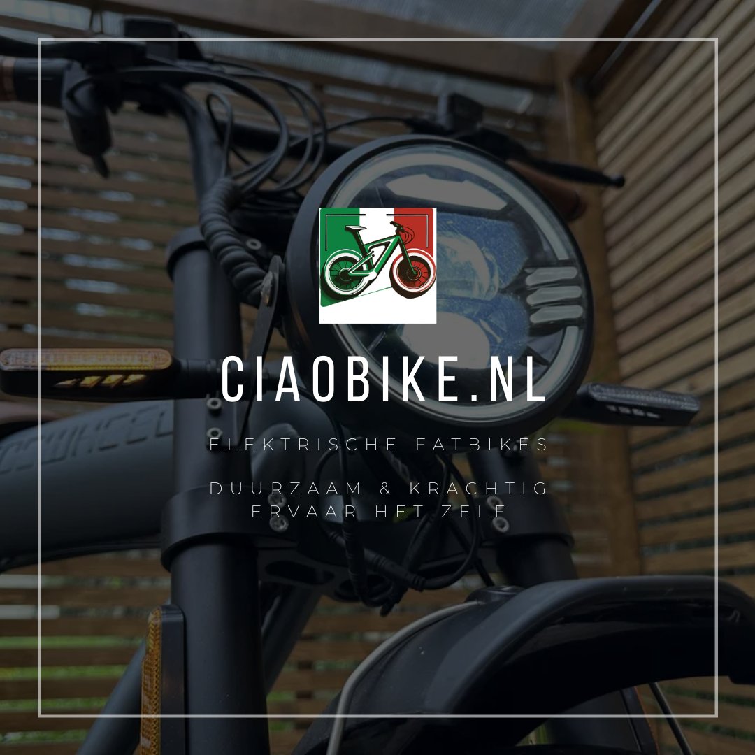 CiaobikeNL's tweet image. Wil jij moeiteloos lange afstanden afleggen op de fiets? Wij bieden hoogwaardige elektrische fietsen met krachtige accu&apos;s en lichtgewicht frames, zodat je gemakkelijk de weg op kunt. Bestel vandaag en ontdek het gemak van de Ciaobike!✨🚲 #Ciaobike #Elektrischefiets #Ebike