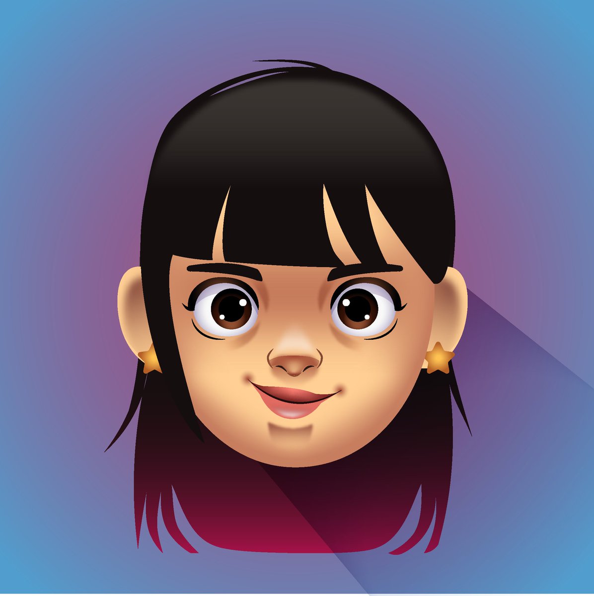 MandyFelixArt's tweet photo. Gradient Tool Exercise in Illustrator ヾ(^▽^*)))
(mine is the one with the blue background, and the reference is the red background)

#illustrator #adobeillustrator #sagadeartes #escolasaga #vetor #vetorart #illustration #art #digitalart #cutegirl https://t.co/1D94INmfUh