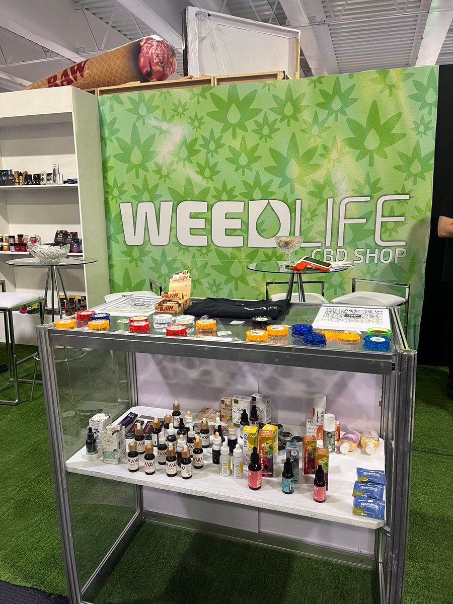 Hace una semana estuvimos en el #EncuentroCannabico presentando todos los productos que pueden comprar en nuestra página weedlife.mx 🫶