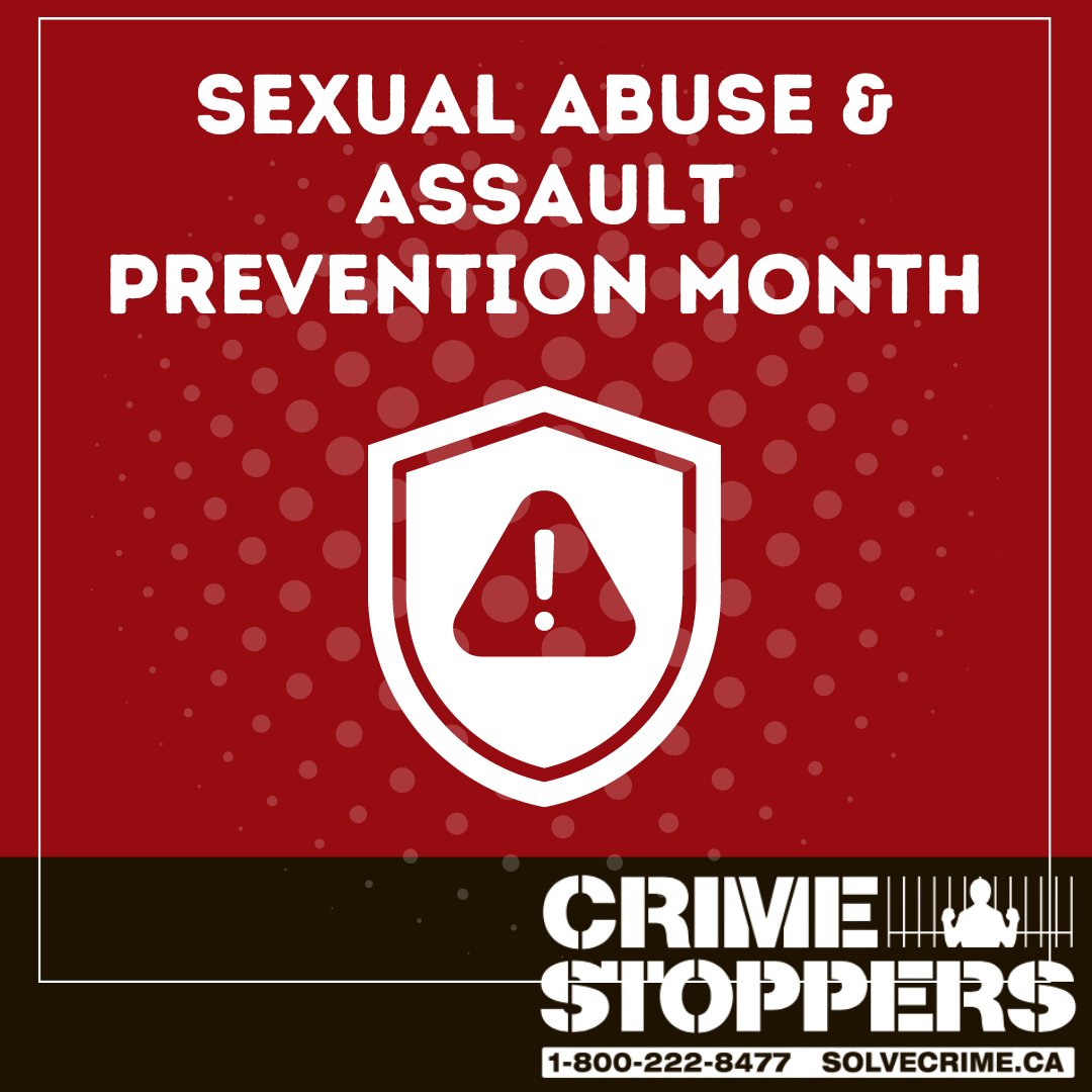 SolveCrime's tweet photo. The month of May is Sexual Assault Prevention Month. It presents a chance to increase public awareness of the devastating effects of sexual abuse and to understand its complex cultural and historical roots.

#crimestoppers #sexualassaultprevention #sexualassaultawarness https://t.co/J7cBeU5BBn