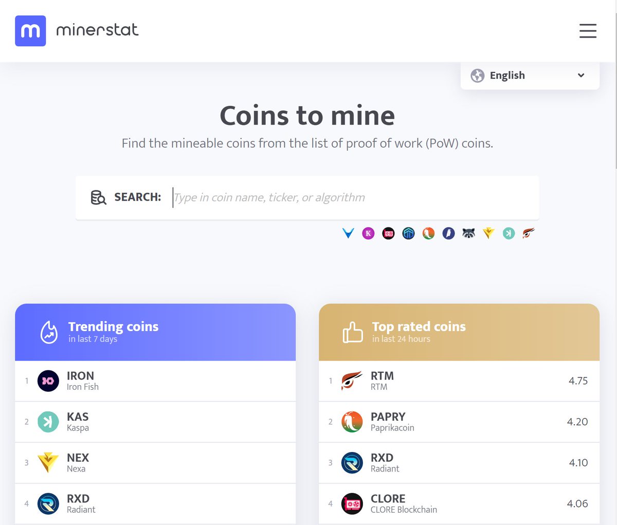 RaptoreumRu's tweet photo. #RTM #Minerstat 🥇🦅

🟩https://t.co/QCCdCYlM9k

#Raptoreum #CPUМайнинг #Ghostrider

Оригинал твита — https://t.co/zquQg4j0Qj https://t.co/MCgs2dVeT5