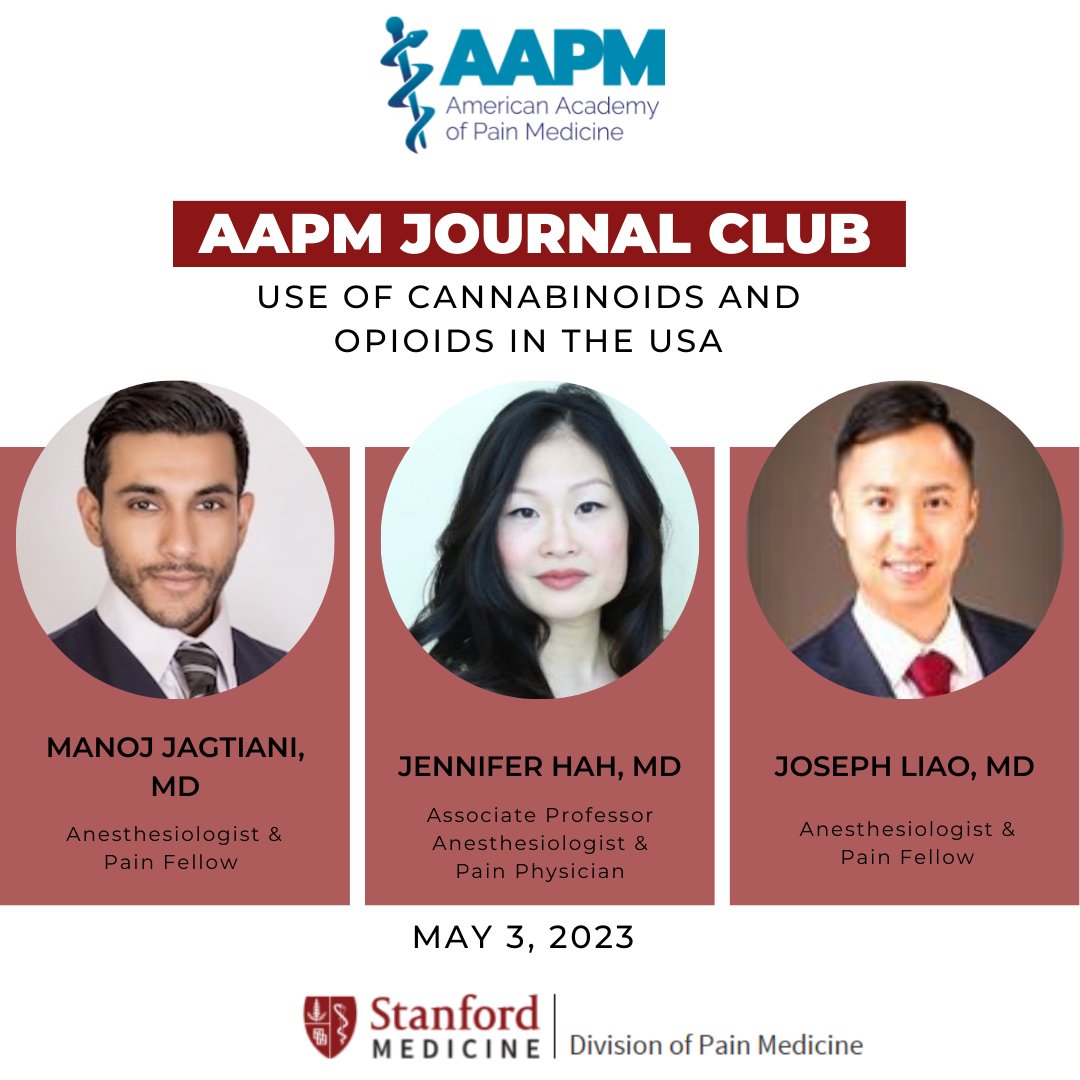 Stanford Pain Medicine on Twitter "Register for AAPM Pain Medicine Journal Club. May 3, 2023 at