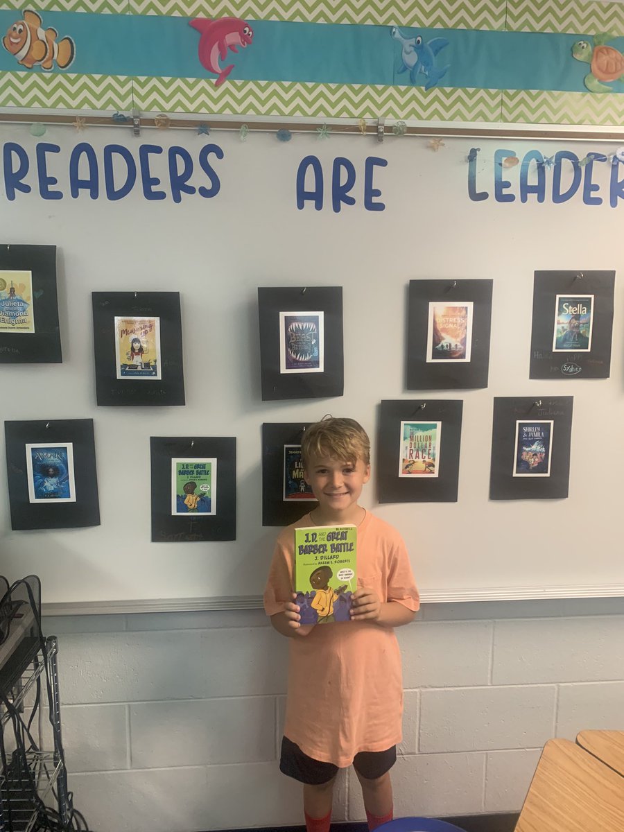 Another one of my amazing students has finished all 15 <a href="/FloridaSSYRA/">Florida SSYRA</a> books!  His favorite was J.D. and the Great Barber Battle by <a href="/IamJDillard/">IamJDillard®</a> 
Keep up the great reading, Michael! 👏🎉🙌👍☀️📖 <a href="/LOEMedia/">LOE Media Center</a> <a href="/LaurelOakElem/">Laurel Oak Elem.</a>