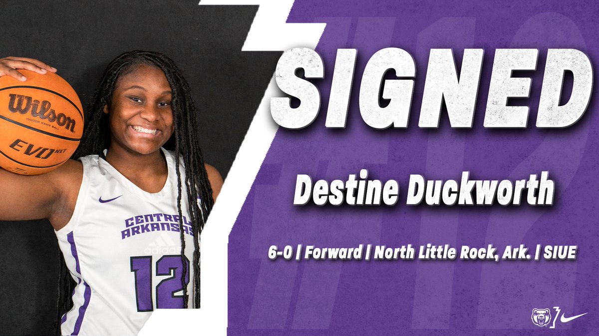 We're excited to get her back in the Natural State, help us welcome Destine Duckworth to the squad!

#BearClawsUp