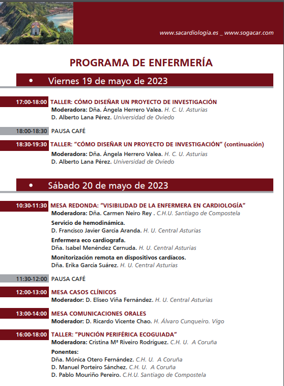 SOGACAR Cardiología (@sogacar_) on Twitter photo En nada se celebra nuestro Congreso Astur Galaico de Cardiología #asturgalaico2023 19 y 20 de mayo de 2023 Sede: Gran Hotel del Sella (Ribadesella)
<a href="/SOGACAR_/">SOGACAR Cardiología</a> <a href="/SAsCardiologia/">Cardiología Asturias</a> <a href="/secardiologia/">Soc Esp Cardiología</a> <a href="/AEEC_enfcardio/">Asociacion Española de Enfermeria en Cardiologia</a>
Consultalo en ftp.tramasolutions.com/AsturGalaico20… En nada se celebra nuestro Congreso Astur Galaico de Cardiología #asturgalaico2023 19 y 20 de mayo de 2023 Sede: Gran Hotel del Sella (Ribadesella)
<a href="/SOGACAR_/">SOGACAR Cardiología</a> <a href="/SAsCardiologia/">Cardiología Asturias</a> <a href="/secardiologia/">Soc Esp Cardiología</a> <a href="/AEEC_enfcardio/">Asociacion Española de Enfermeria en Cardiologia</a>
Consultalo en ftp.tramasolutions.com/AsturGalaico20…
