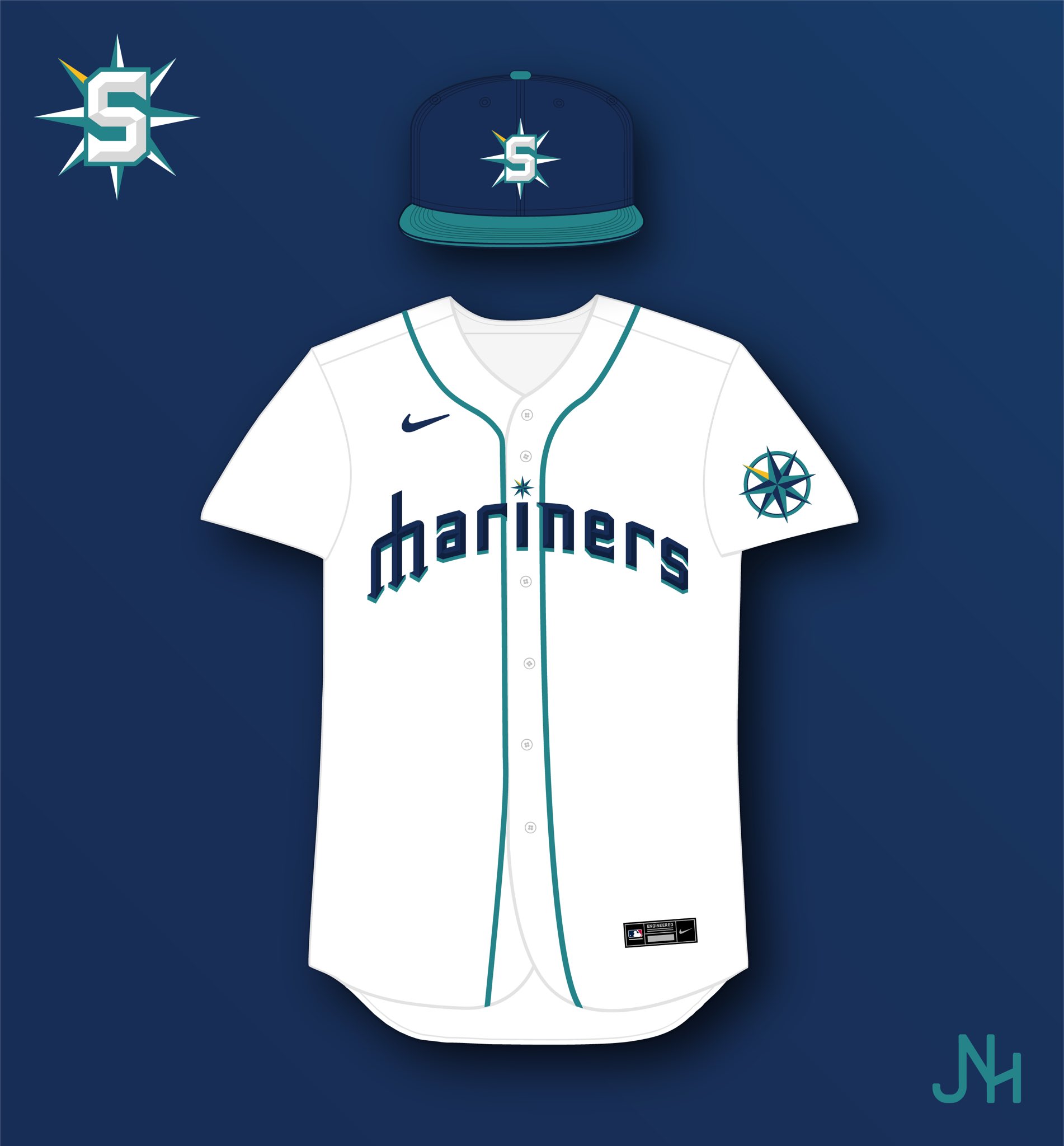 Jonah Henderson - Seattle Mariners City Connect Uniform Concept