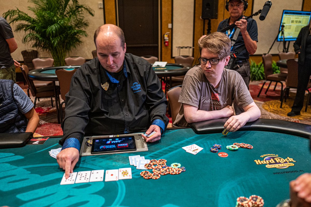 WPT's tweet image. We’ve reached the Final Table of our #WPTSHRPS Main Event @shrpo!

Bin Weng eliminated @KemptonIsaac in 7th place for $183,000 and leads the final 6 players into the Final Table at @HyperXArena Las Vegas at the end of the month!

Final Table Counts:
Bin Weng - 46,050,000 (154 bb)…