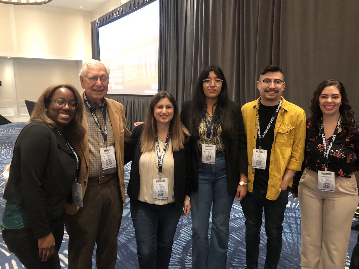 F_Morales_Calva's tweet photo. Amazing week of learning and meeting cool people @LEARNMEM
Had a blast presenting my research and even got to meet James McGaugh!
Can’t wait for 2026 #LEARNMEM2023 https://t.co/9q6ufhBlWA