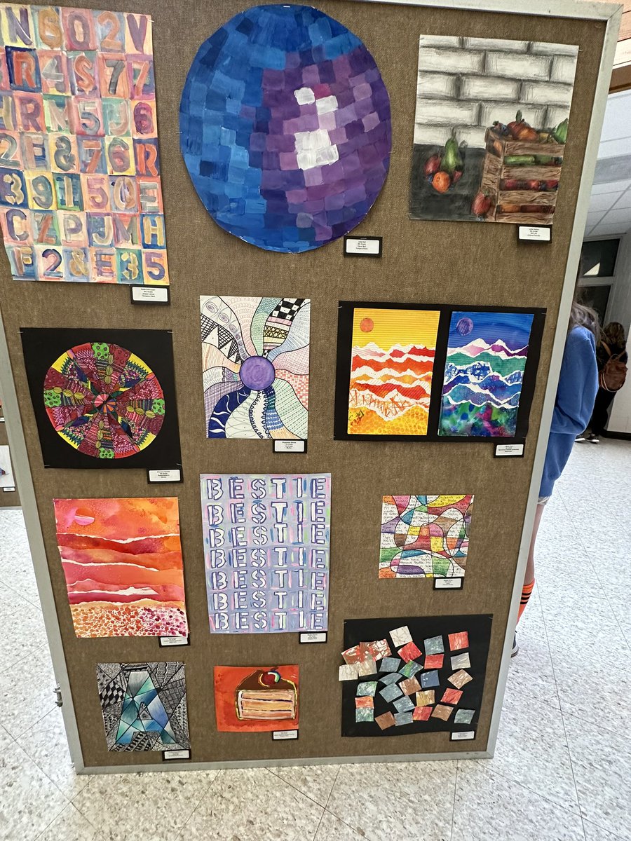 Another amazing NMS CHAIRity art auction! Our students are so talented! This year the money we will support the Child Savings Institute. Hope you can make it over tonight. #Proud2BMPS #loveourschool #nmsstangs The Best ~> <a href="/SchrammLovesArt/">Angela Schramm</a> <a href="/ajcastillo2013/">Amber Castillo</a>
