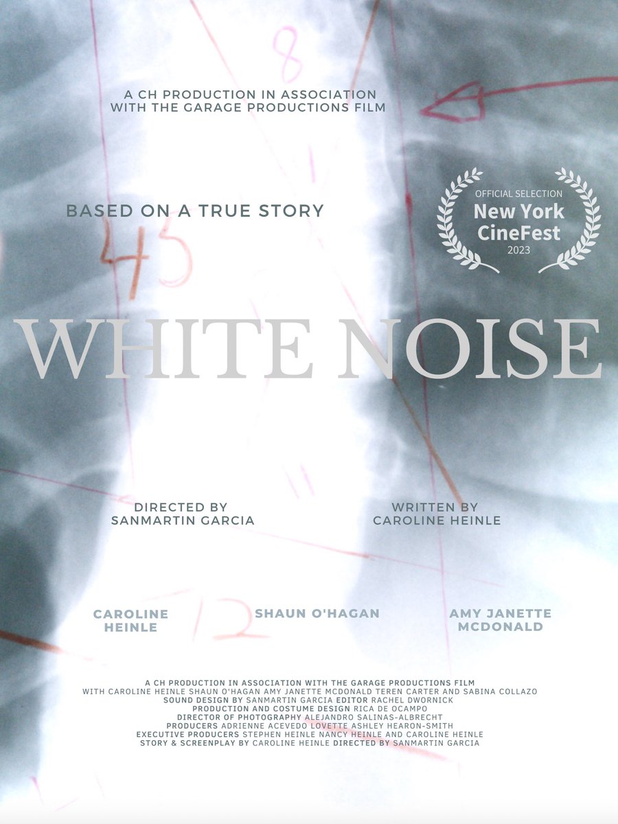 CarolineHeinle's tweet photo. My short film based on my journey with #scoliosis is premiering this Friday, May 5th at 5:00pm. Click the link to get your tickets! https://t.co/YFbYSQ5O7x 
#FemaleFilmmaker https://t.co/jz7sz7q9CO