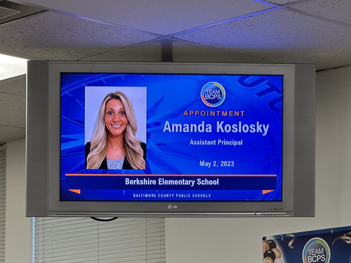 cdavis21BCPS's tweet photo. Screaming CONGRATULATIONS to @MrsKoslosky for her appointment to AP at @Berkshire_BCPS!  So proud of such an amazing SDT and friend.  ❤️ https://t.co/wmq0B5rWPK