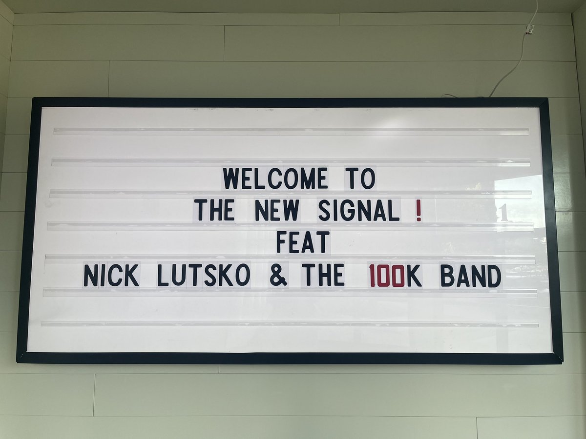 SonderprTN's tweet photo. It’s almost show time! Nick Lutsko &amp; The $100k Band will take the stage at 8. https://t.co/Dx1ZZdw6Tw
