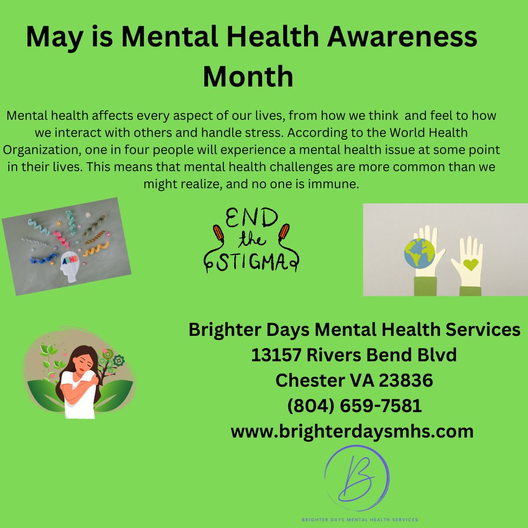 Brighter Days Mental Health Services tweet media