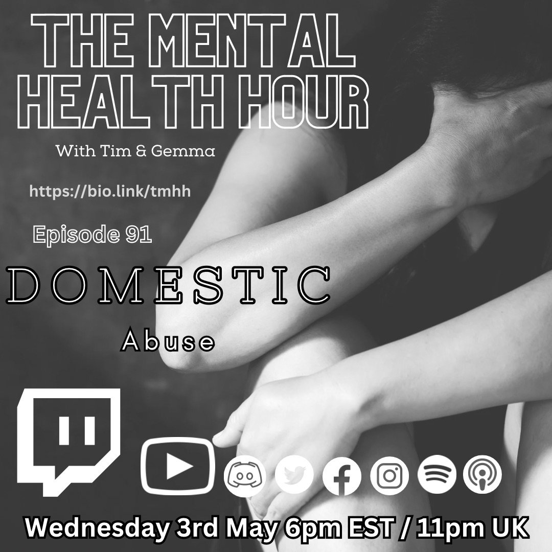 hatie123's tweet photo. This Weds. on The Mental Health Hour with @timconrad87 & @gemmih83 . Come join the live discussion on #Twitch. https://t.co/cIf35tATvG
#TMHH #mentalhealth #mentalhealthawareness #mentalhealthmatters #mentalhealthsupport #health #domesticabuse #DomesticViolence https://t.co/WI6NZbGiXu