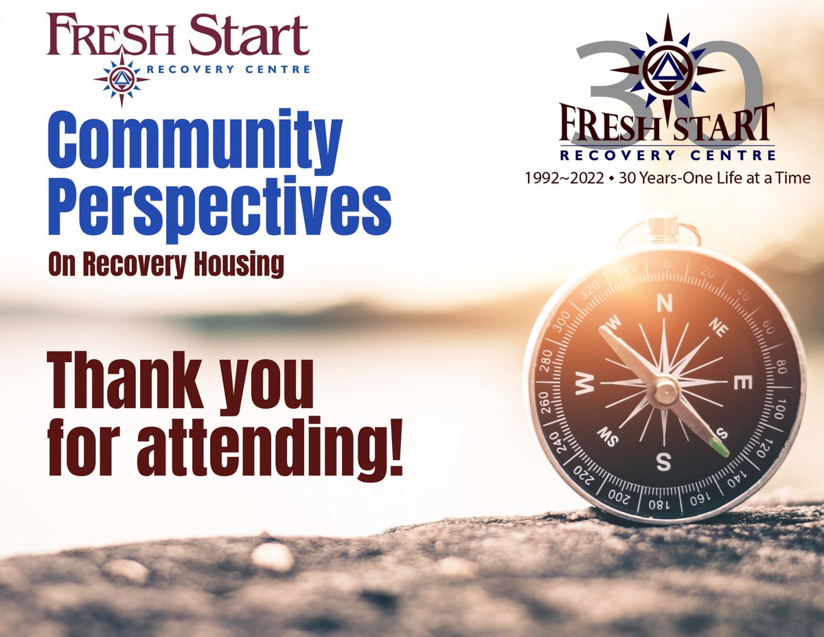FreshStartRC's tweet photo. Thank you for joining us for a conversation about Recovery Housing!
We express our gratitude to our esteemed speakers and everyone who attended our community event April 14th. Stay tuned to our social media for upcoming information on our next #CommunityPerspectives event. https://t.co/aaiRe6d1rg