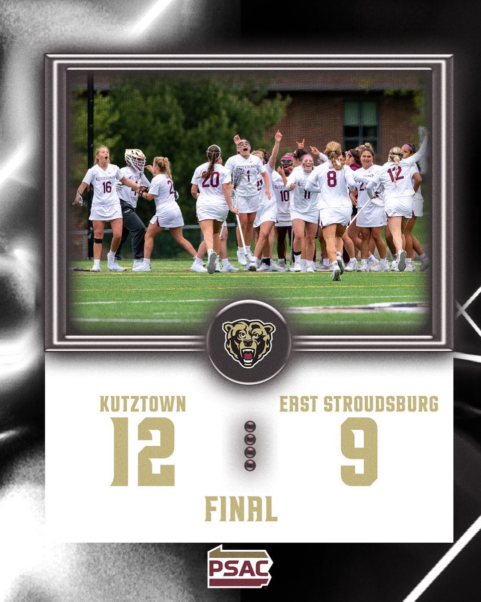 BEARS WIN!!! Huge quarterfinal win over ESU! We are headed to the PSAC semifinal where we will play Seton Hill on Friday at 4pm! 

THANK YOU TO ALL OUR FANS THAT CAME OUT TO SUPPORT! 

#WinTheMinute 
#GoBears🐻