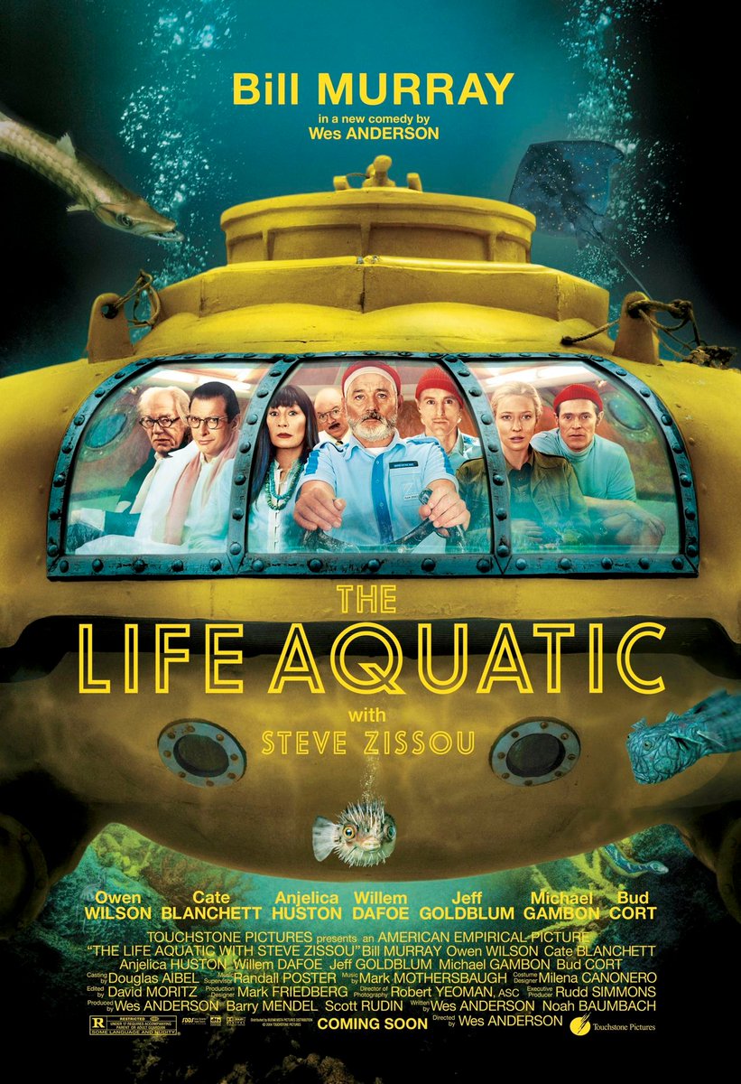 There’s really so much in terms of mood and mode in this film that you struggle to find elsewhere. The intricate set design and creative costume choices are a trippy delight, and the soundtrack takes the whimsical visuals to the next level.
#wesanderson #thelifeaquatic