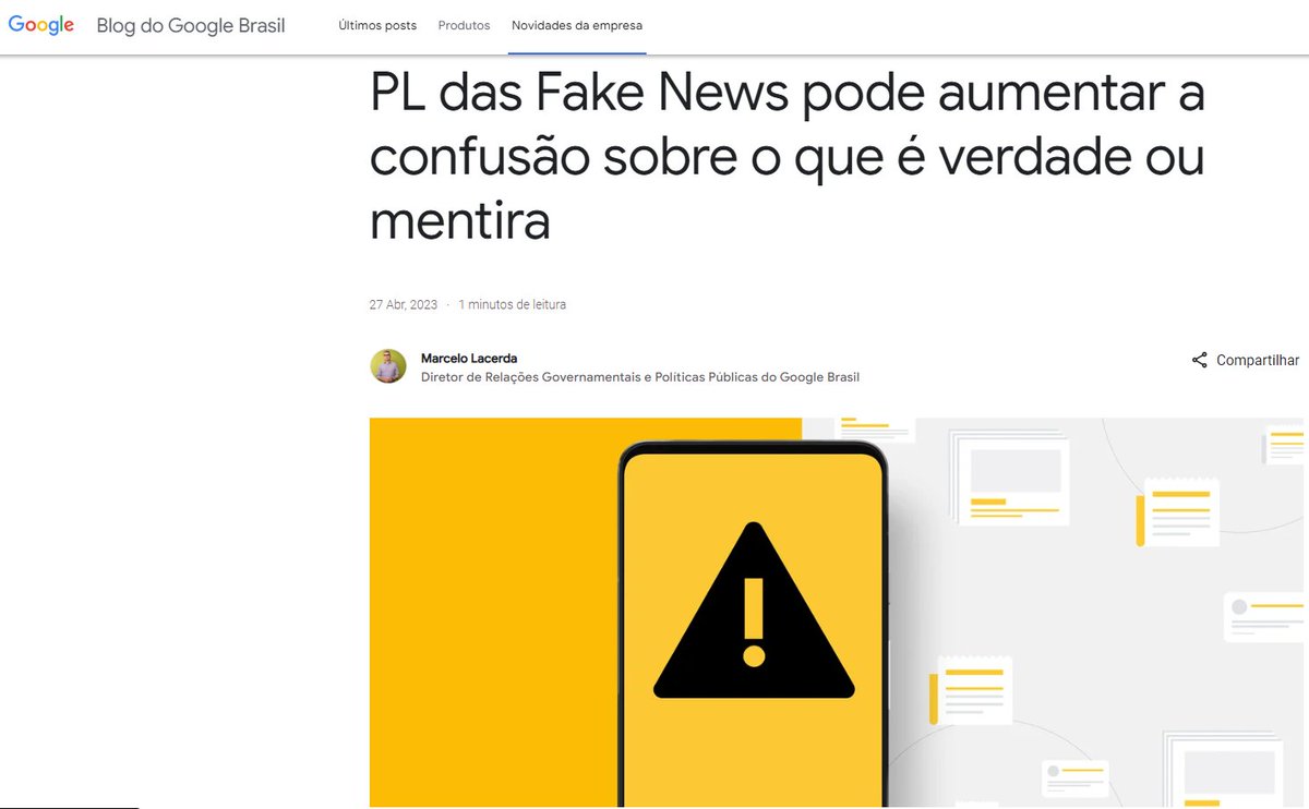 #GoogleApoiaFakeNews #PL2630SIM