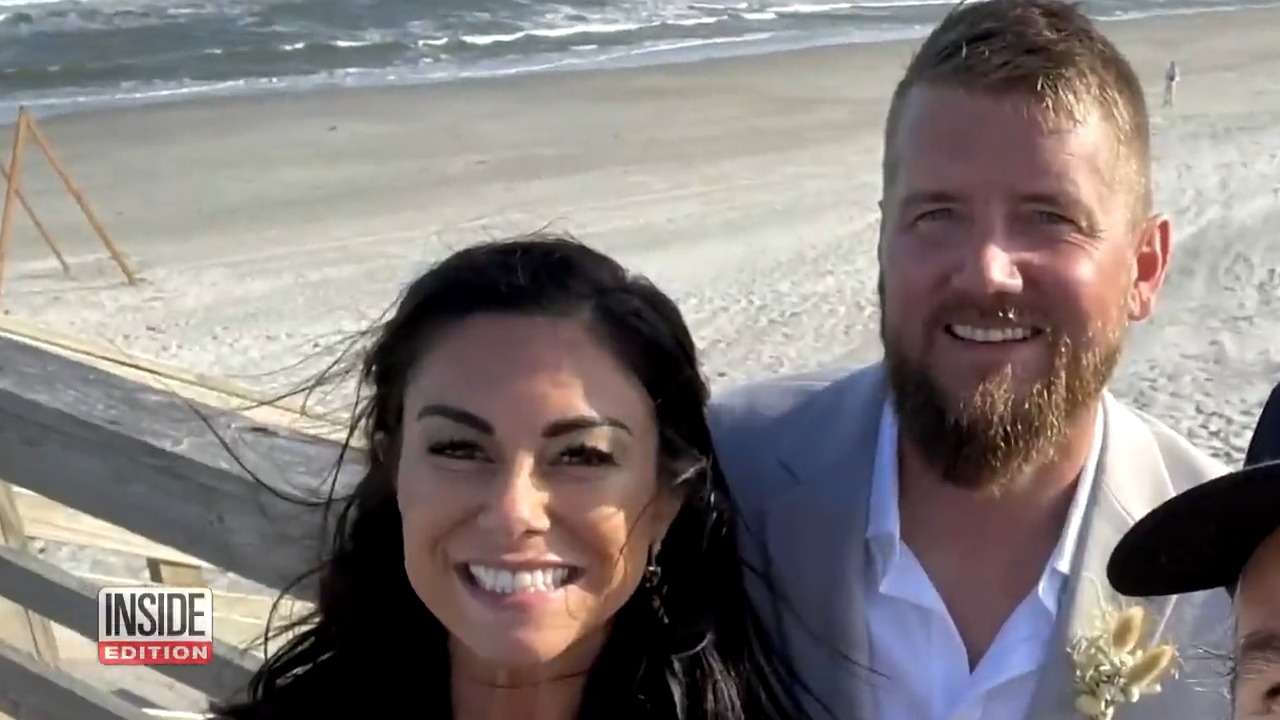 Inside Edition on Twitter "A bride and groom leaving their reception(02)