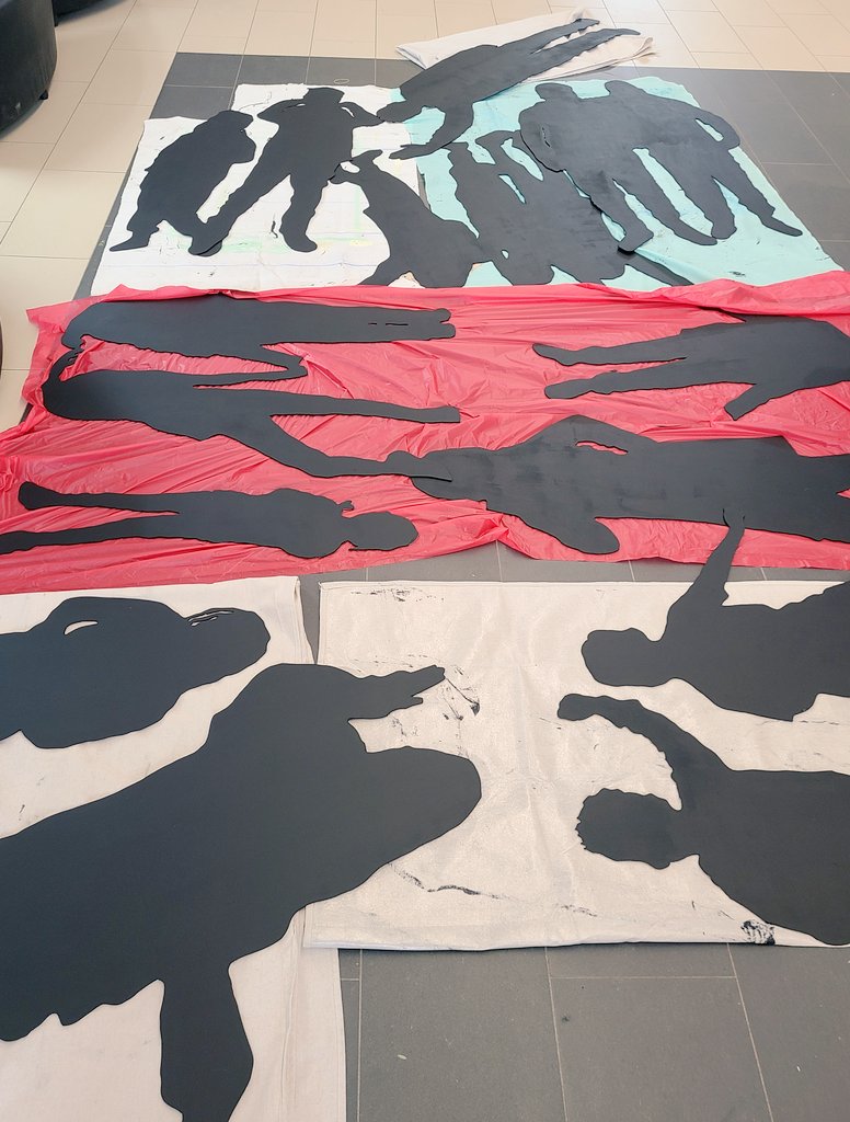 Well done, Wolfpack! Mural day 1 was a success! From K-8, you made us proud. Extra special shout outs to our intermediate students and <a href="/belfordl/">Lori Belford</a> for your amazing support! We couldn't have done it without you. <a href="/DesmondHDSB/">Viola Desmond Public School</a>