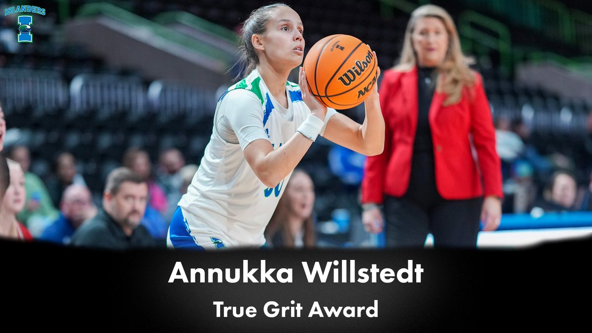Go_Islanders's tweet photo. Congratulations to Annukka Willstedt of @Islanders_WBB for winning this year’s Orthopedic Center of Corpus Christi’s True Grit Award at the Islanders Blue Carpet Awards! 

#ShakasUp🤙 https://t.co/K2PNpGp2JK