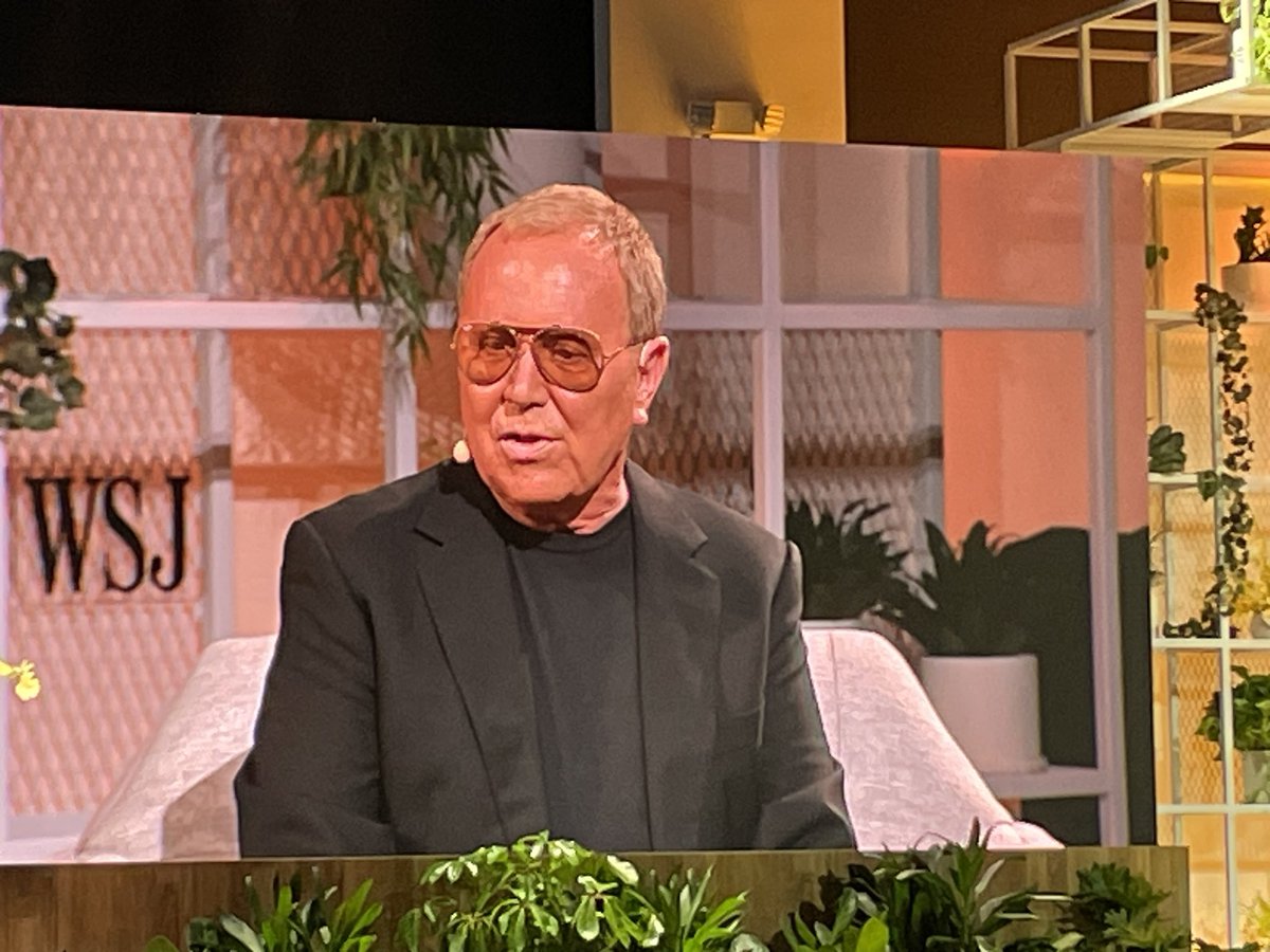 Apparently Michael Kors - who has had a lifelong fascination with Karl Lagerfeld - was named “Karl” at birth! #WSJFUTURE